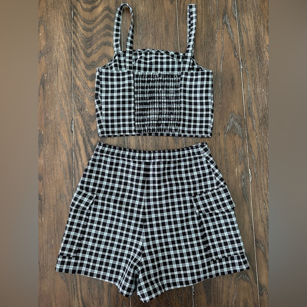 Black, Blue, and White Matching Set - Picture 2 of 3